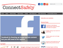 Tablet Screenshot of connectsafely.org